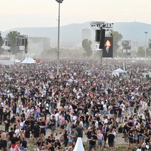 Hipodrom uoči koncerta Marka Perkovića Thompsona