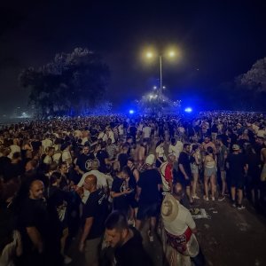 Veliki zastoj na Mostu slobode