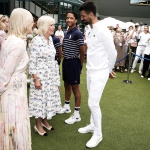 Novak Đoković i kraljica Camilla