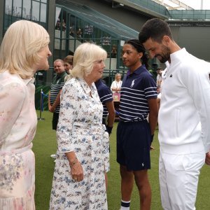 Novak Đoković i kraljica Camilla