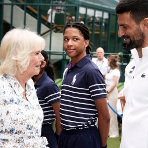 Novak Đoković i kraljica Camilla