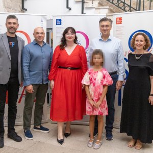 Mato Franković, Blaž Pezo, Marijeta Radić, Andrej Plenković s Milom, Nina Obuljen Koržinek
