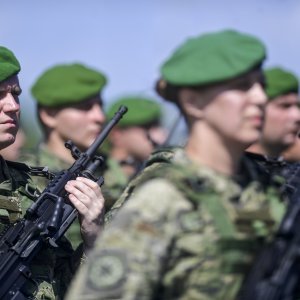 Uvježbavanje pješačkih postroja za mimohod