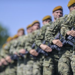 Uvježbavanje pješačkih postroja za mimohod