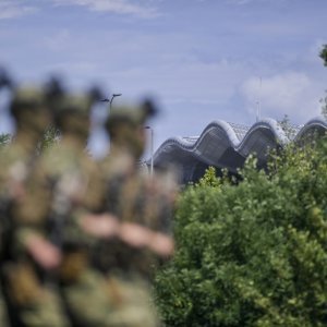 Uvježbavanje pješačkih postroja za mimohod