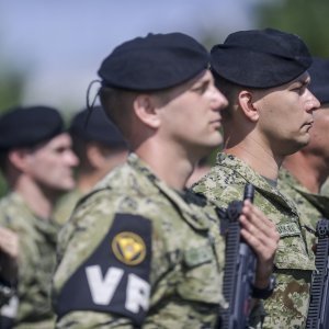Uvježbavanje pješačkih postroja za mimohod