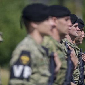 Uvježbavanje pješačkih postroja za mimohod