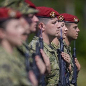 Uvježbavanje pješačkih postroja za mimohod