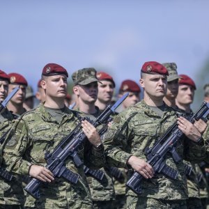 Uvježbavanje pješačkih postroja za mimohod