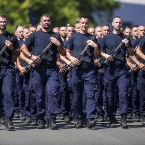 Uvježbavanje pješačkih postroja za mimohod