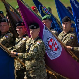 Uvježbavanje pješačkih postroja za mimohod