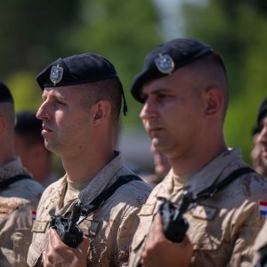 Uvježbavanje pješačkih postroja za mimohod