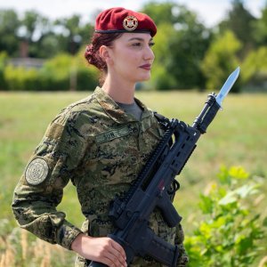 Uvježbavanje pješačkih postroja za mimohod