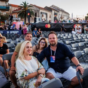 Vela Luka uoči početka koncerta 'Trag u beskraju'