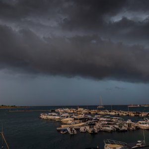 Dolazak olujnog nevremena nad Novalju