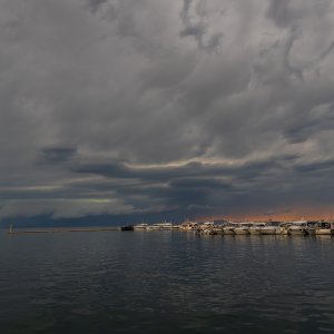 Dolazak olujnog nevremena nad Novalju