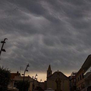 Dolazak olujnog nevremena nad Novalju