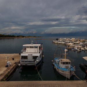 Dolazak olujnog nevremena nad Novalju