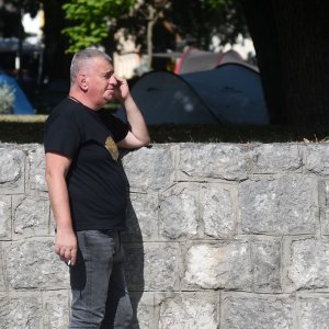 Pripreme za Thompsonov koncert u Sinju