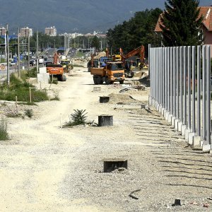 Radove na prosirenju i rekonstrukciji Sarajevske ceste i izgradnji tramvajske pruge