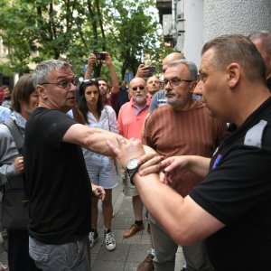 Sukob policije i građan u Beogradu
