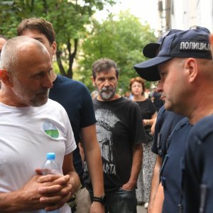Sukob policije i građan u Beogradu