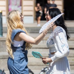 Petra Meštrić i Polina Guseva na Manduševcu