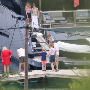 Geri Halliwell s obitelji na jahti u Hrvatskoj