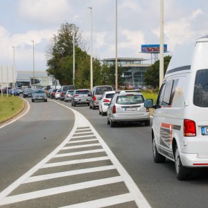 Prometna gužva na otoku Krku