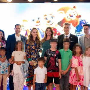 Tonči Glavina sa suprugom, Andrej Plenković, Hrvoje i Branka Krstulović