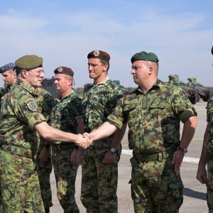 Pripreme za vojni mimohod Vojske Srbije