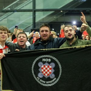 Doček rukometaša u Zračnoj luci Franjo Tuđman