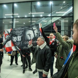 Doček rukometaša u Zračnoj luci Franjo Tuđman