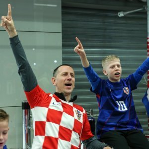 Doček rukometaša u Zračnoj luci Franjo Tuđman