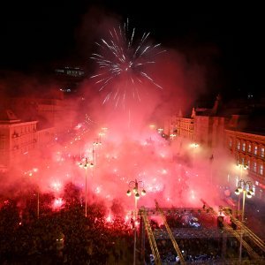 Zagreb: Doček rukometaša