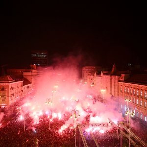 Zagreb: Doček rukometaša