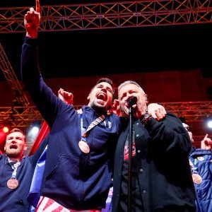 Zagreb: Doček rukometaša