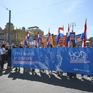 Hod za život u Zagrebu