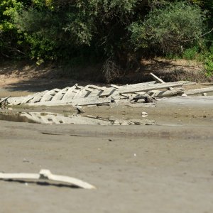 Rekordno niski vodostaj Drave kod Osijeka