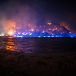 Požar kod Omiša
