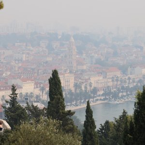 Split prekriven dimom zbog požara kod Tomislavgrada