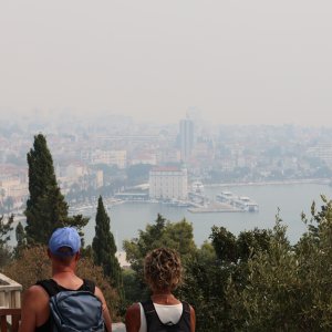 Split prekriven dimom zbog požara kod Tomislavgrada