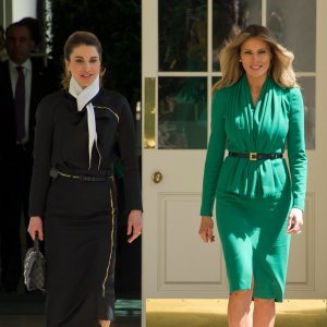 Kraljica Rania i Melania Trump