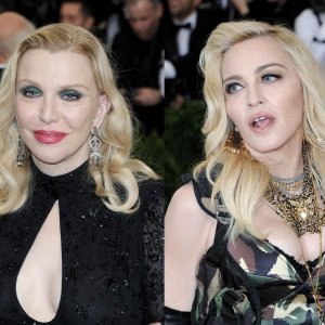Madonna i Courtney Love