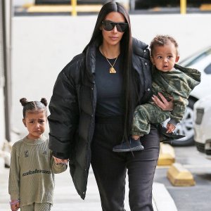 Kim Kardashian s North i Westom