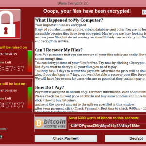 WannaCry (ni)je ransomware