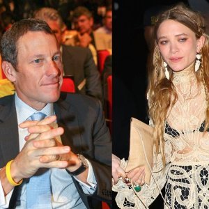 Lance Armstrong i Ashley Olsen