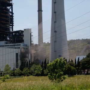 Požar u termoelektrani Plomin