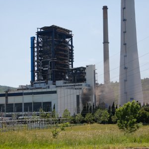 Požar u termoelektrani Plomin