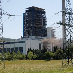 Požar u termoelektrani Plomin